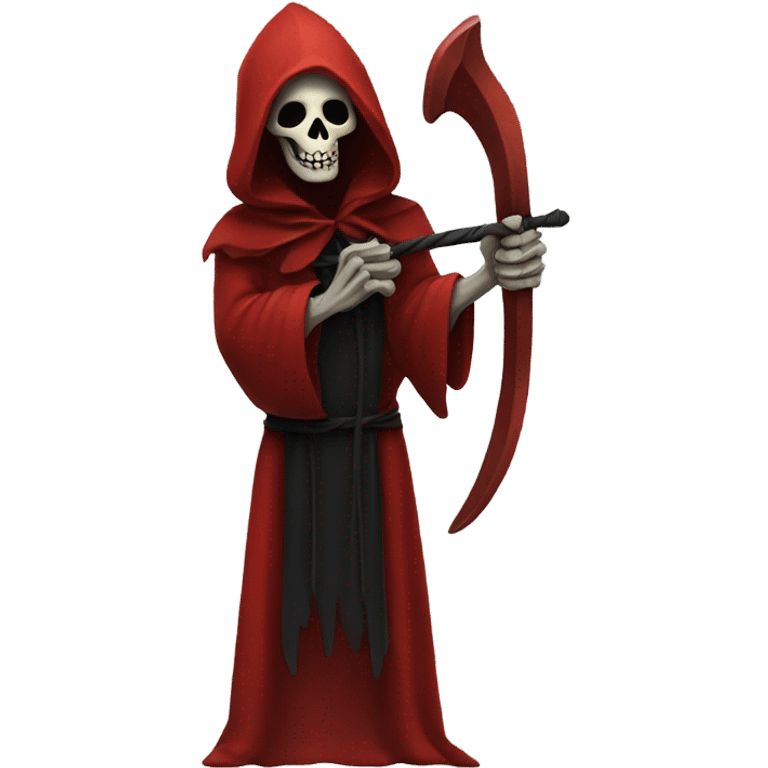 Red grim reaper  emoji