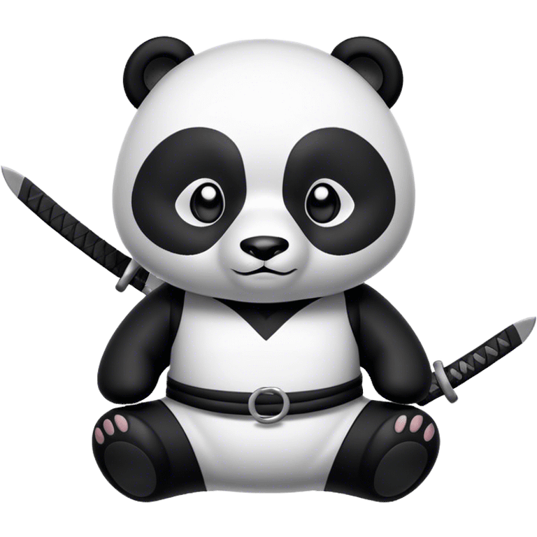 Panda ninja emoji