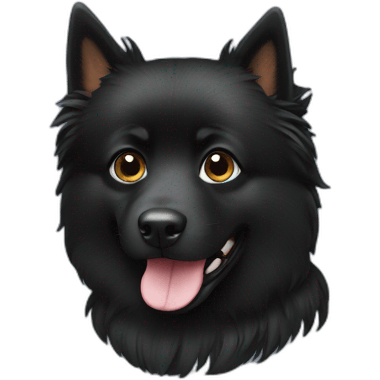 Black-Spitz emoji