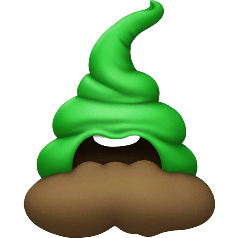 green poop emoji