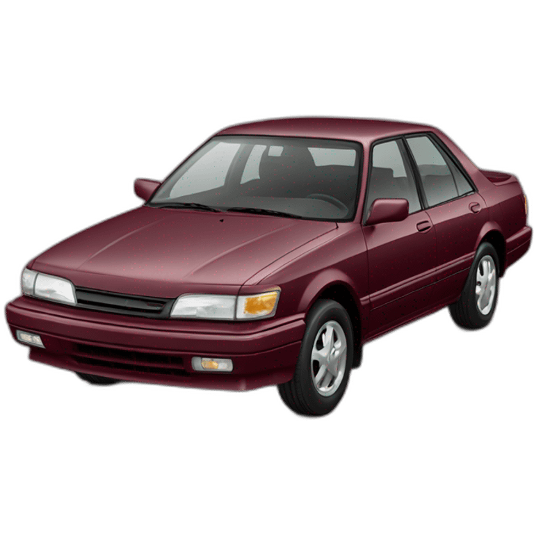 1992 Toyota Camry burgundy emoji