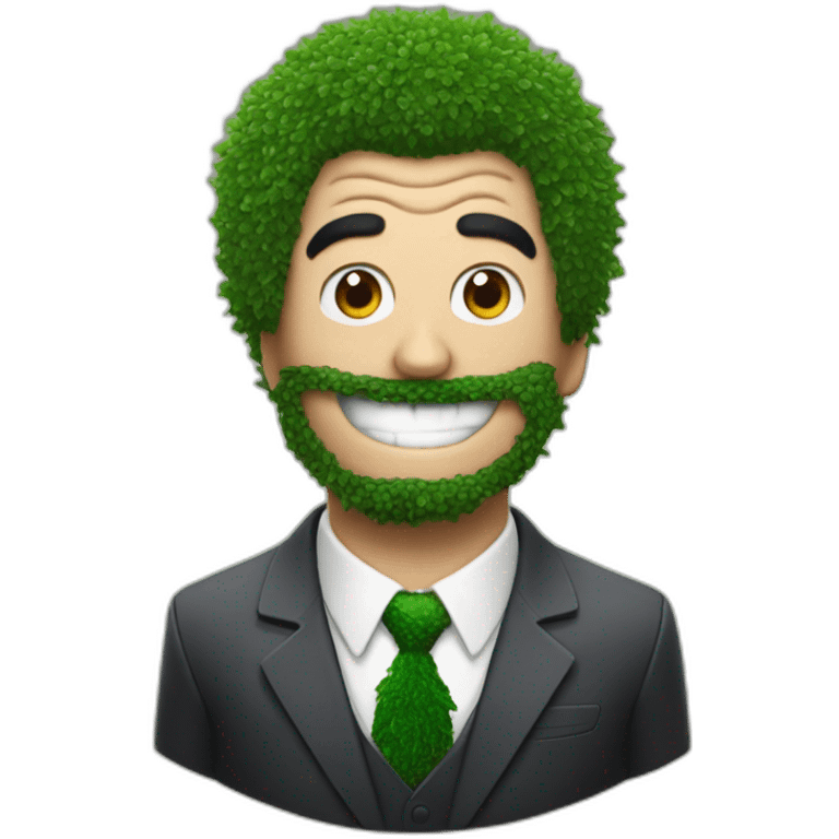 Venom as chia pet emoji