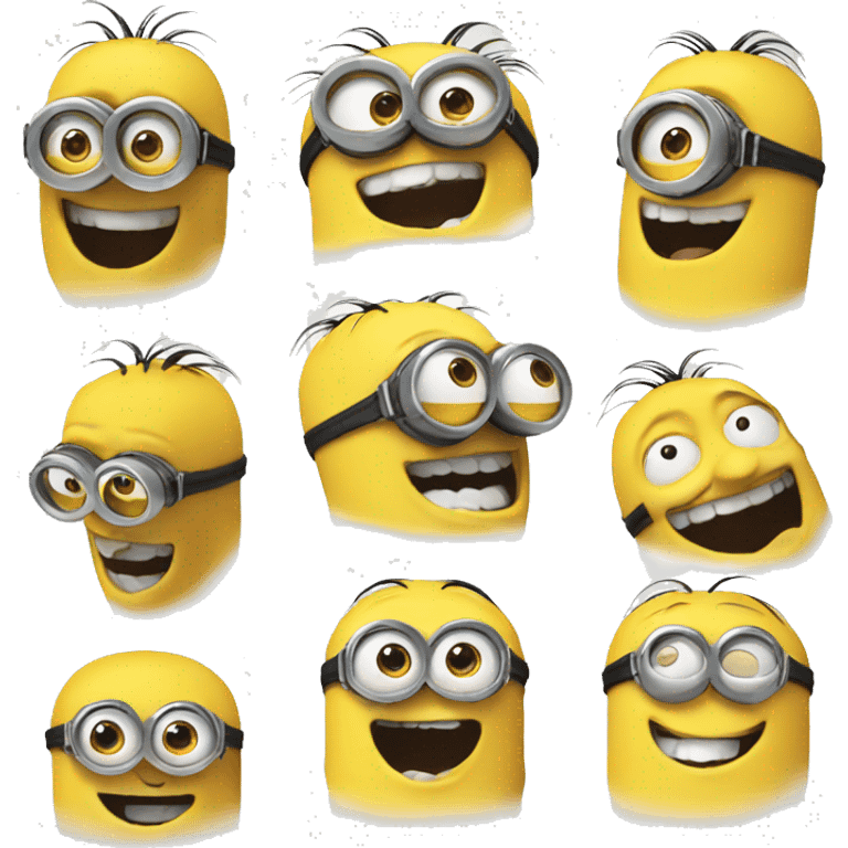 laughing minion emoji