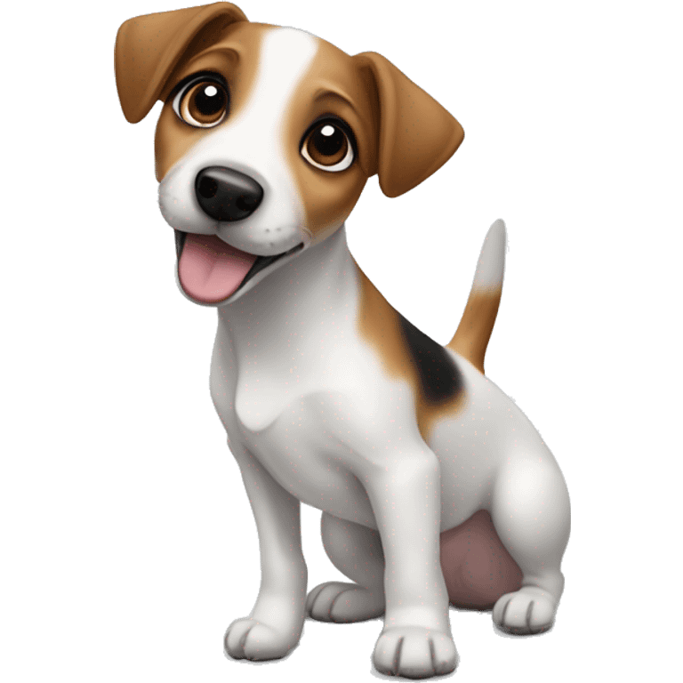 A jack russell puppy emoji