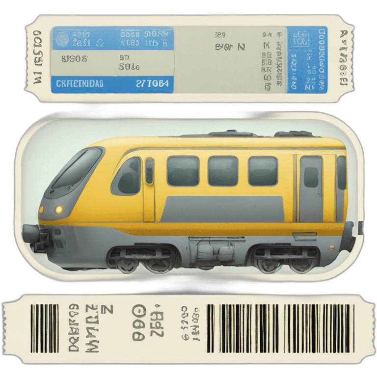 train ticket to Kyiv emoji