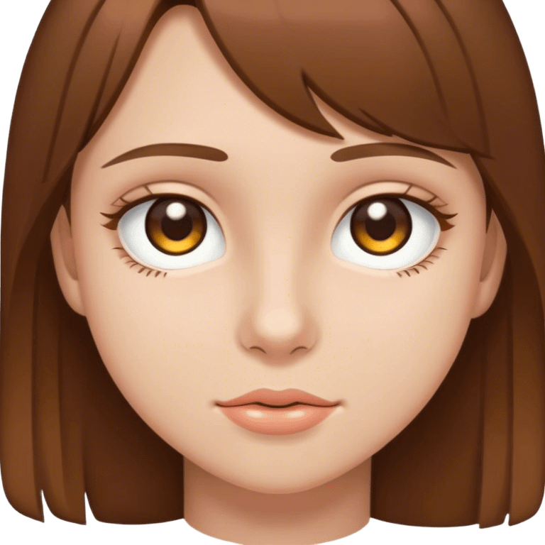 Teen with hazel eyes and brown hair emoji