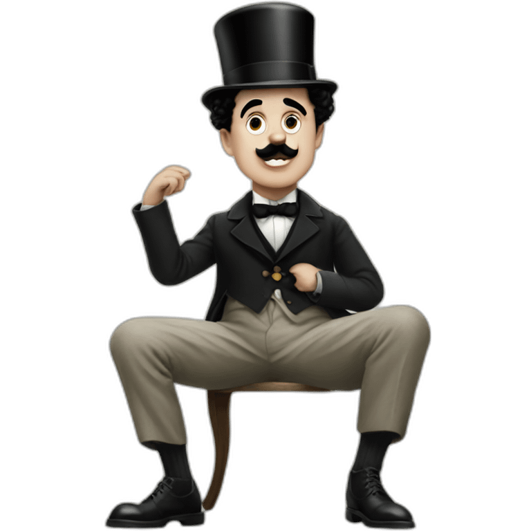 Charlie Chaplin the great dictator emoji