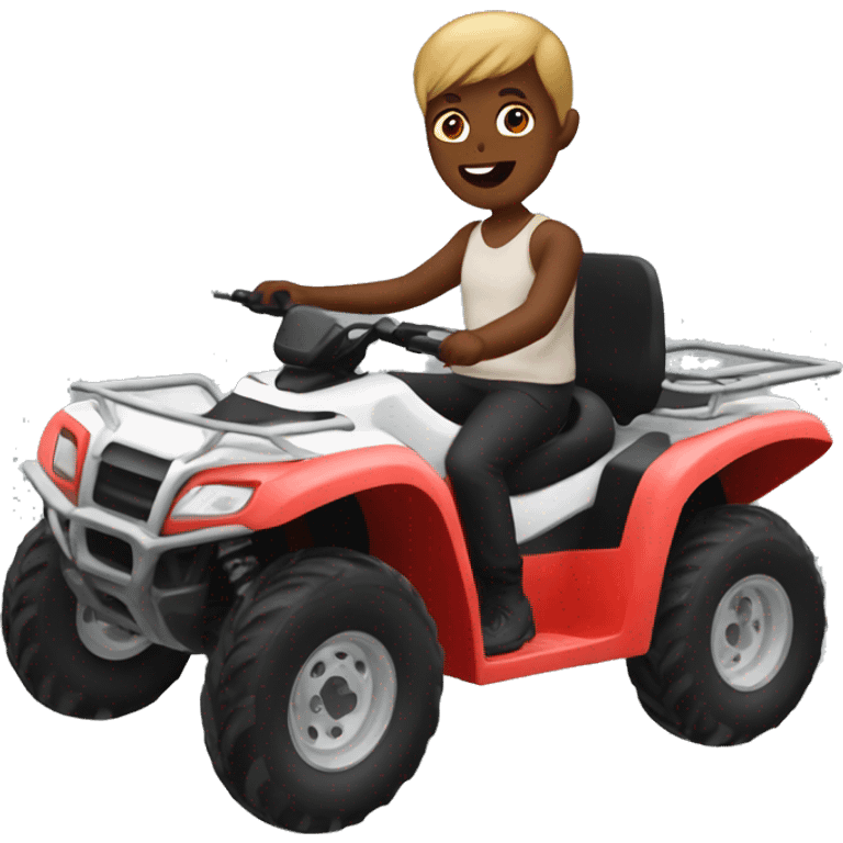 Me in a quad bike  emoji