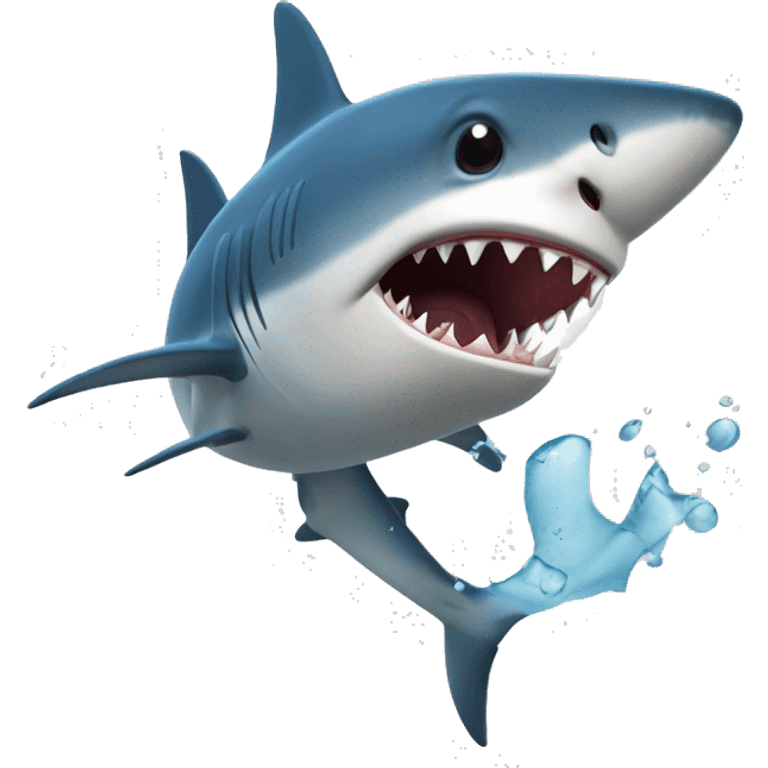 Requin qui te dit de dégager  emoji