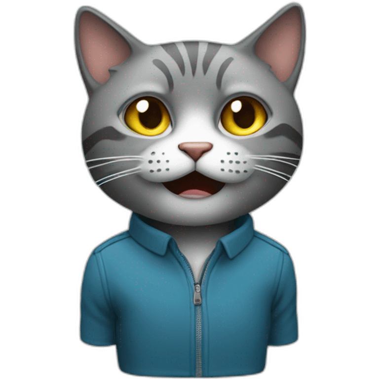 Un chat qui fume emoji