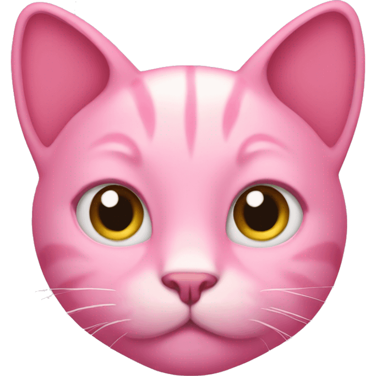 Pink cat emoji