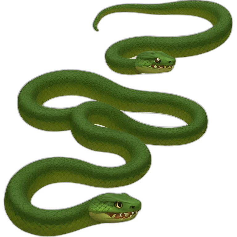 Snake evil emoji