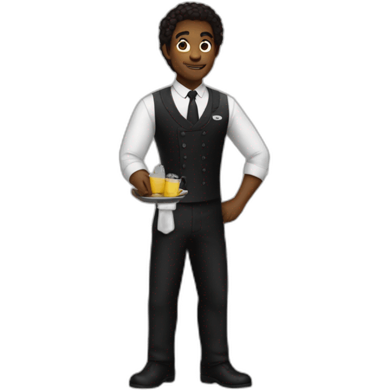 avenger characters as a waiter emoji