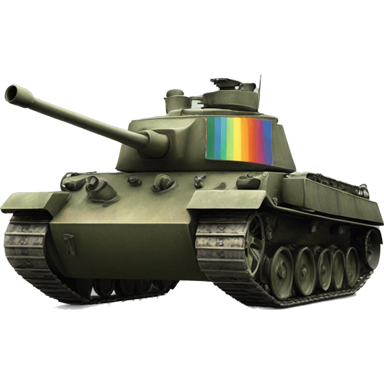 Panzer Regenbogen  emoji