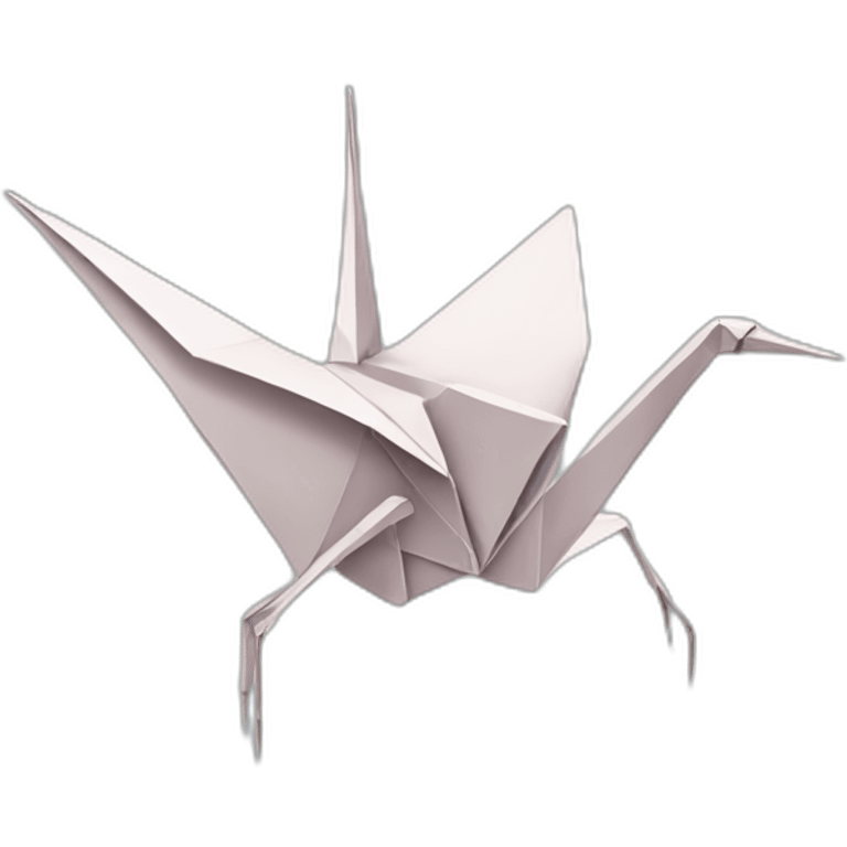 origami crane emoji