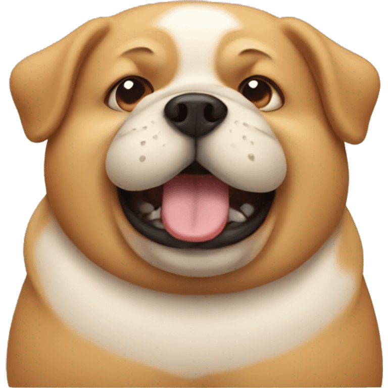 Fat dog emoji