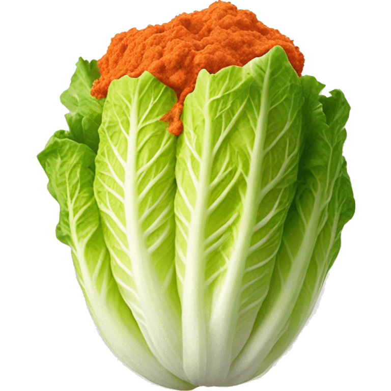 Napa cabbage with Red pepper powder sauce  emoji