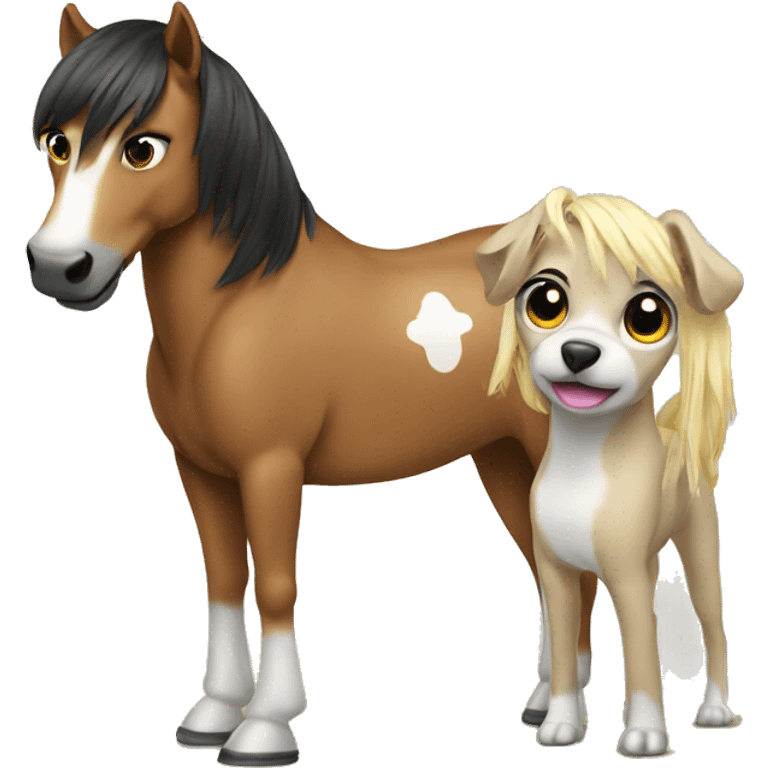 Dog and pony show emoji