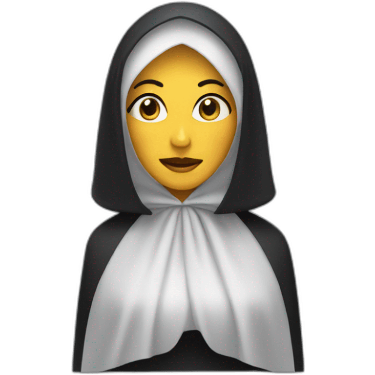 Widow with a veil emoji