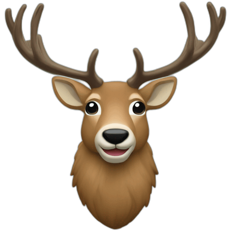 Milwaukee Bucks Reindeer emoji