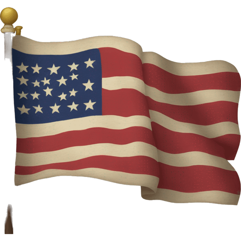 Old Mississippi flag  emoji