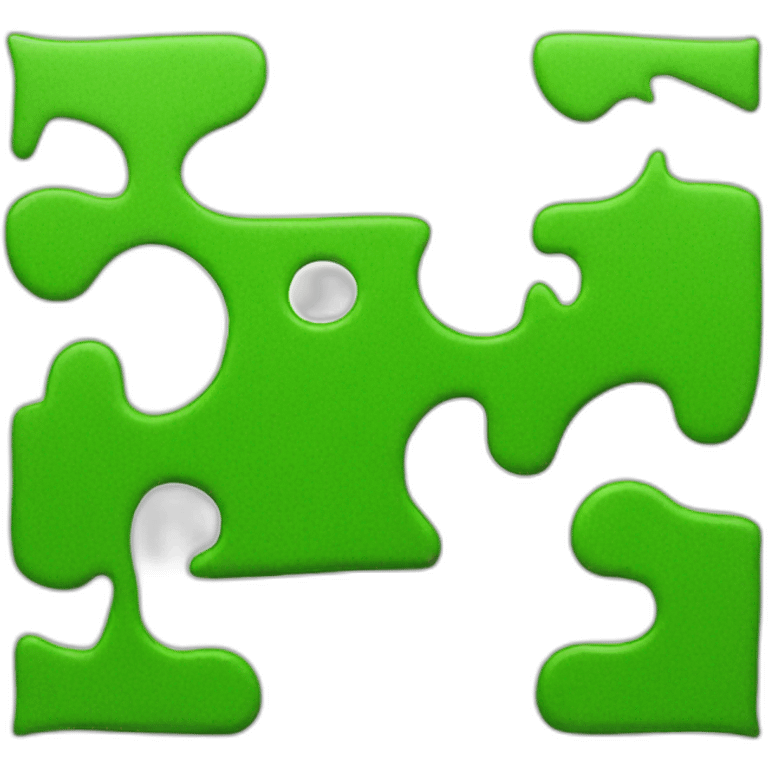 green jigsaw piece emoji