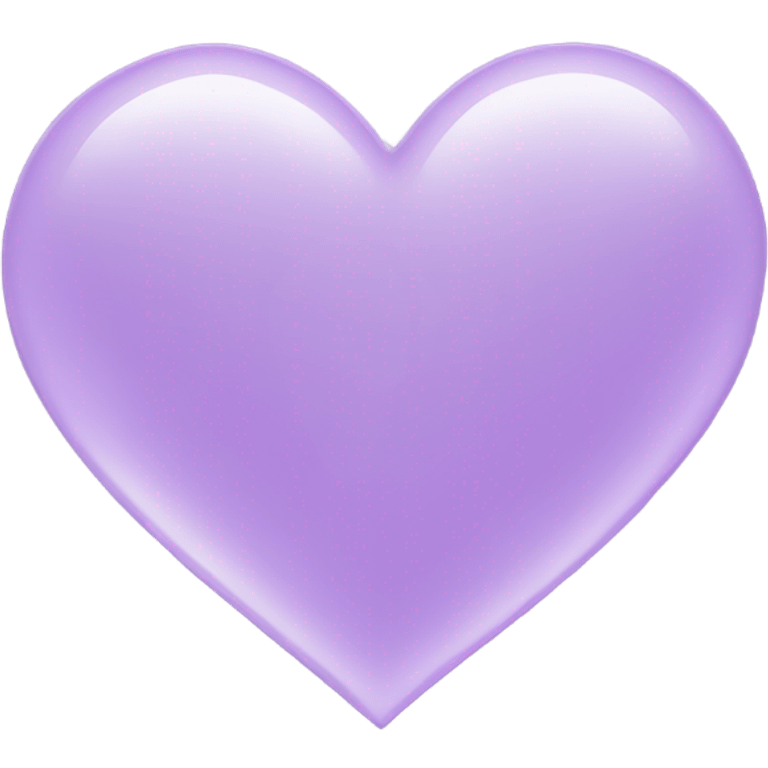 Light purple heart emoji