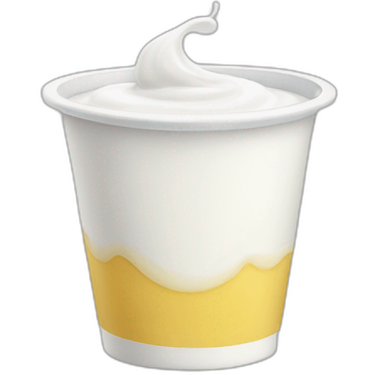 Yogurt cup  emoji