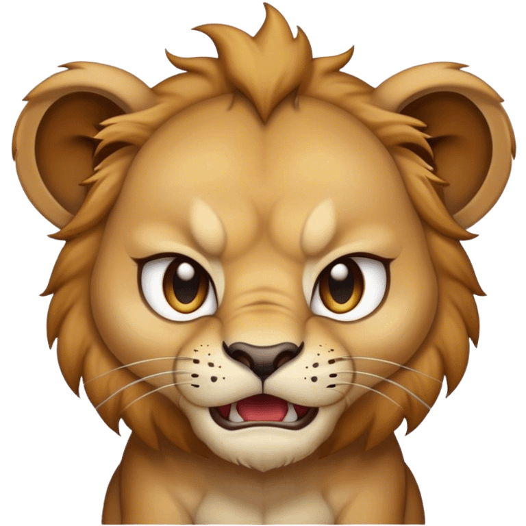 Angry Lion baby emoji