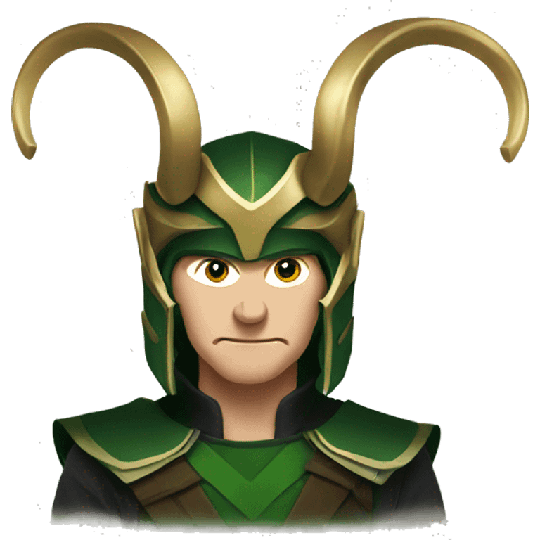 Loki with the horned helmet emoji