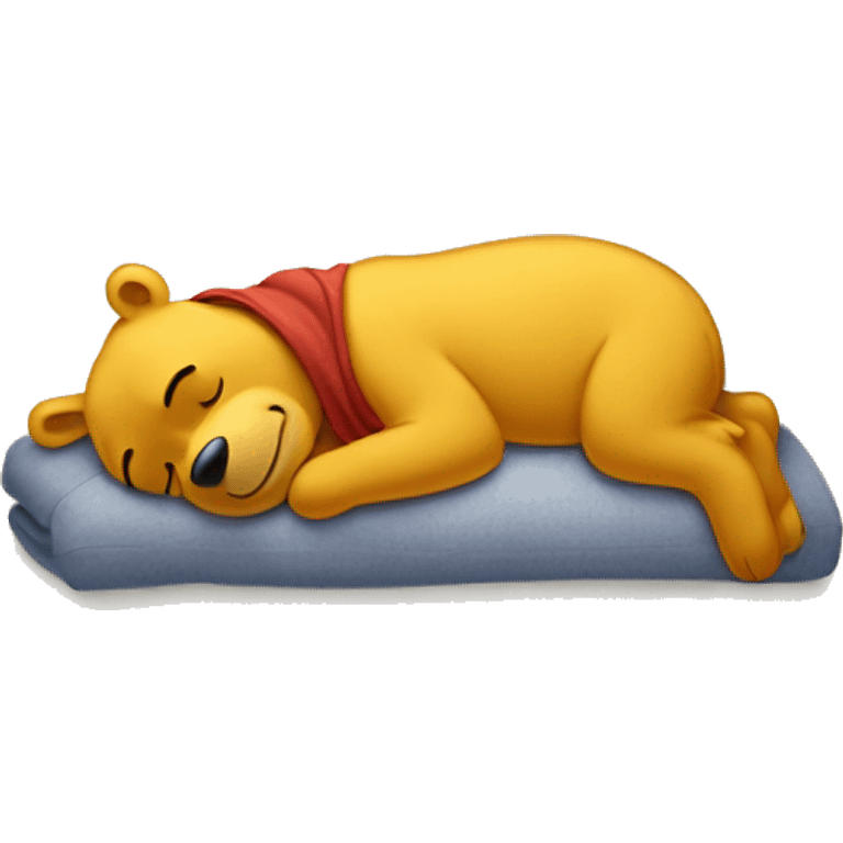 Winnie the Pooh sleeping emoji