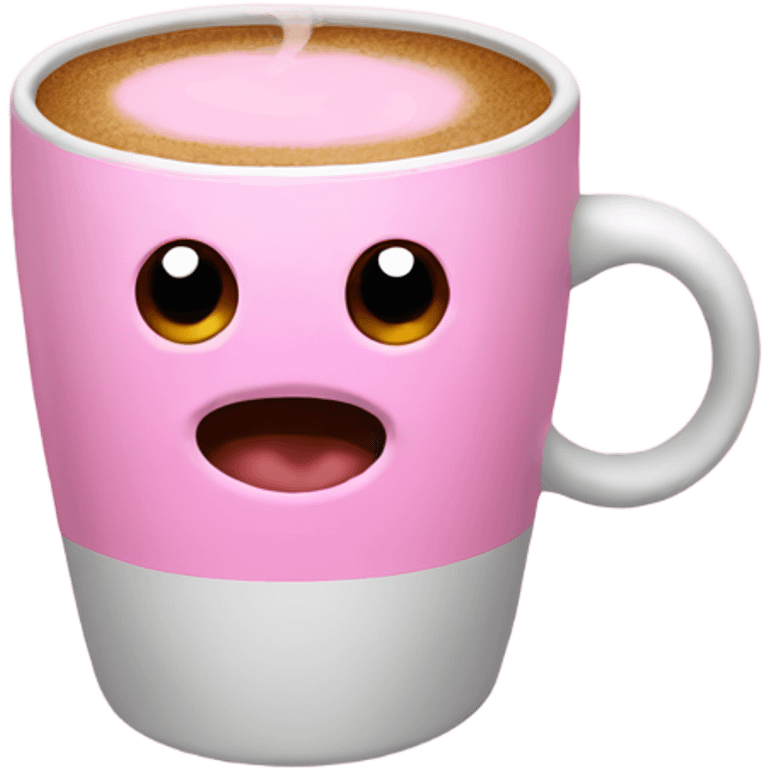 Pink Coffee  emoji