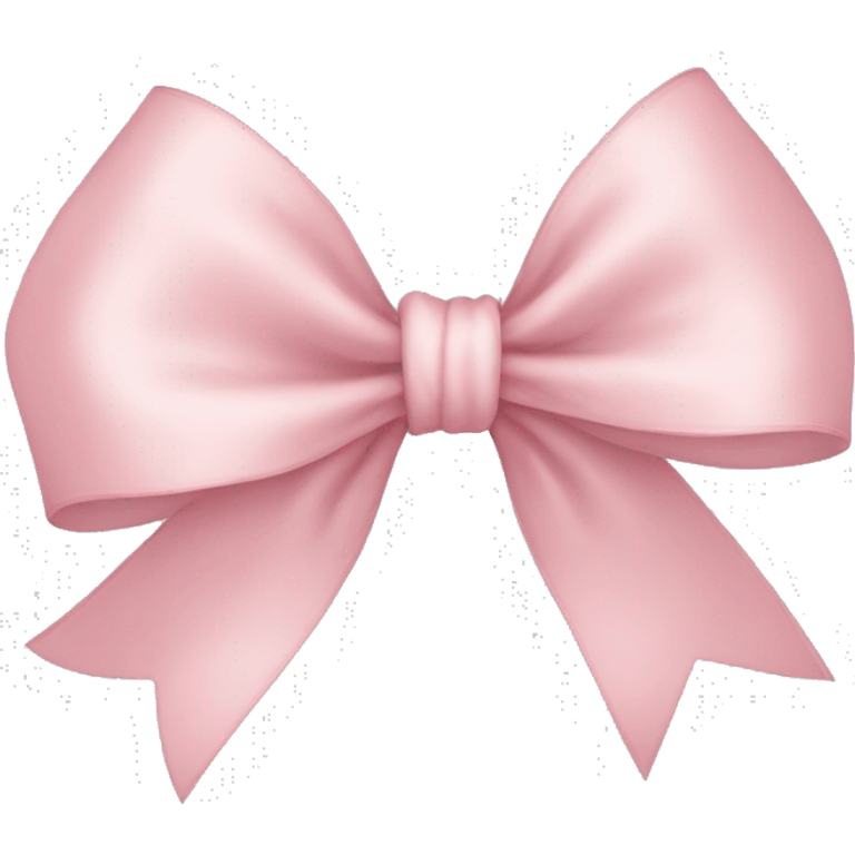 light pink ribbon bow emoji