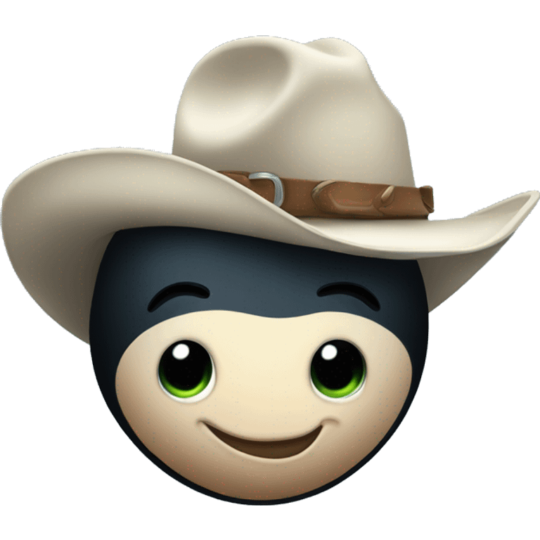 Cowboy killer whale  emoji