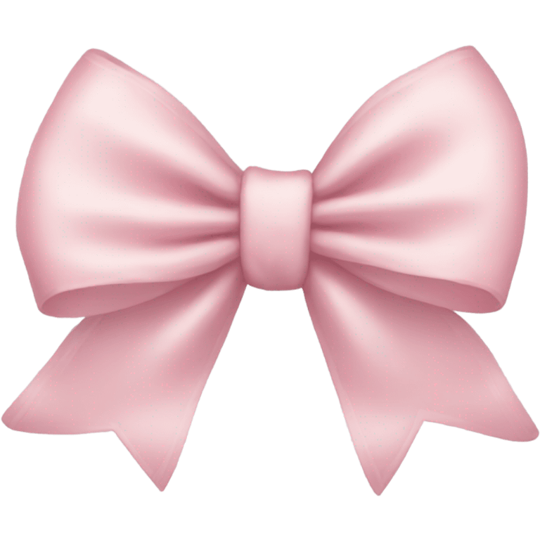 Light pink bows emoji