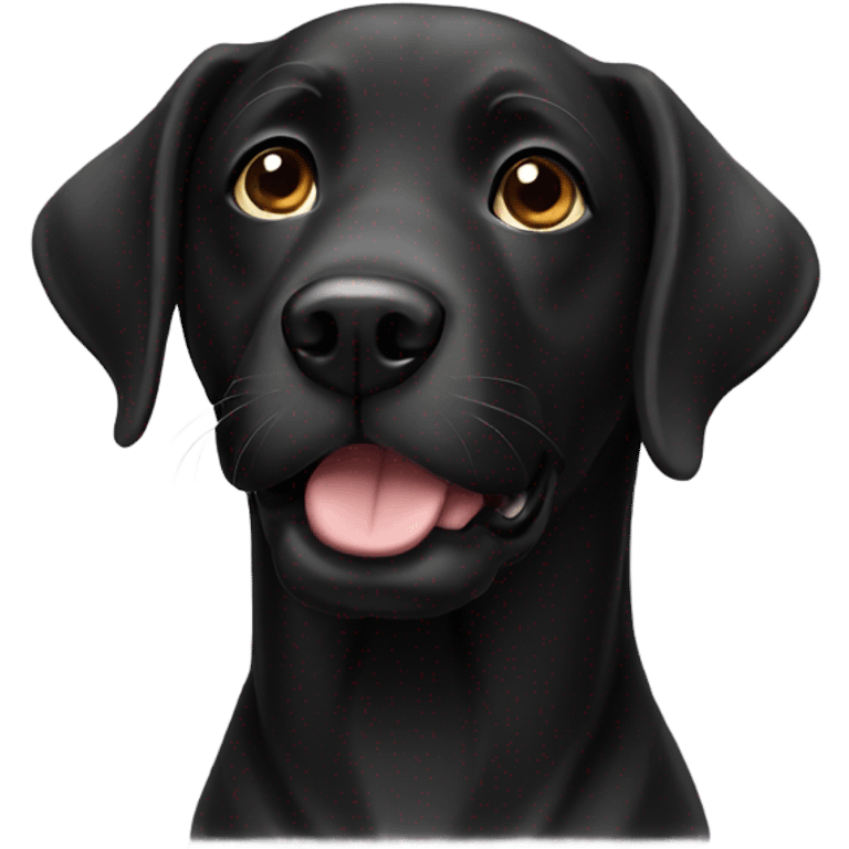 Black lab emoji