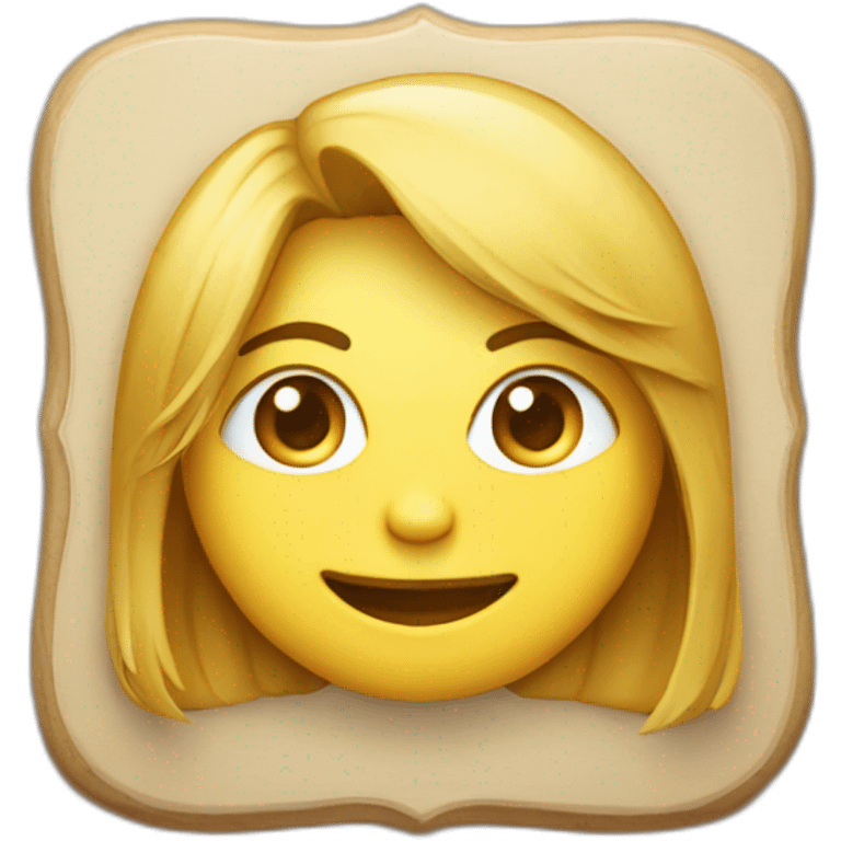 Humain dans une plaque emoji