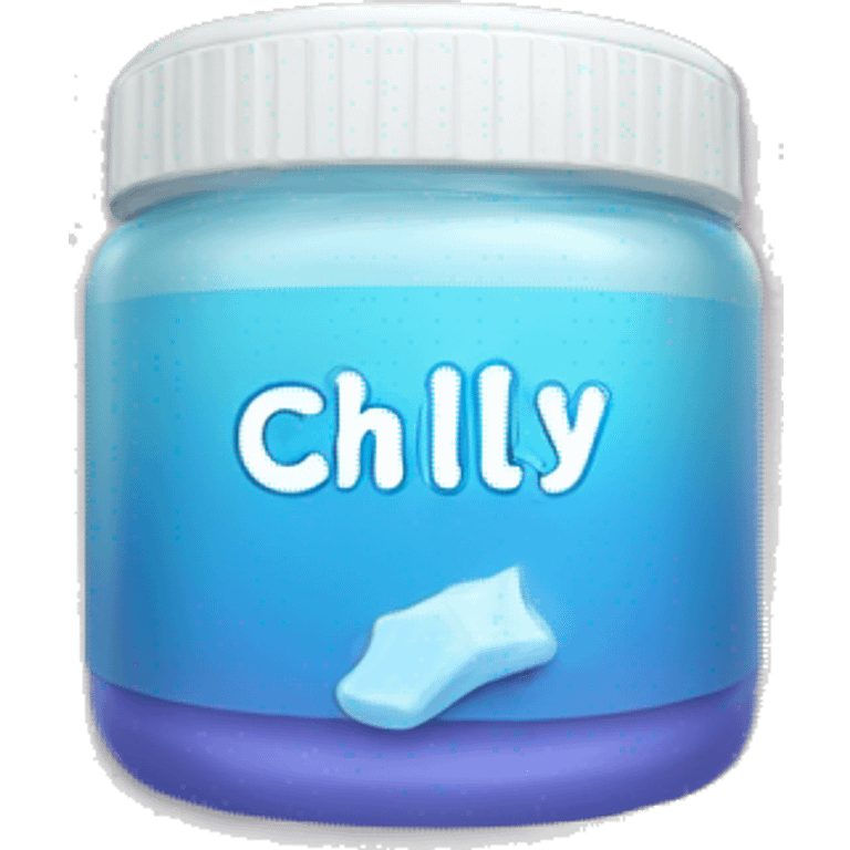 gel with label that says "chilly" emoji