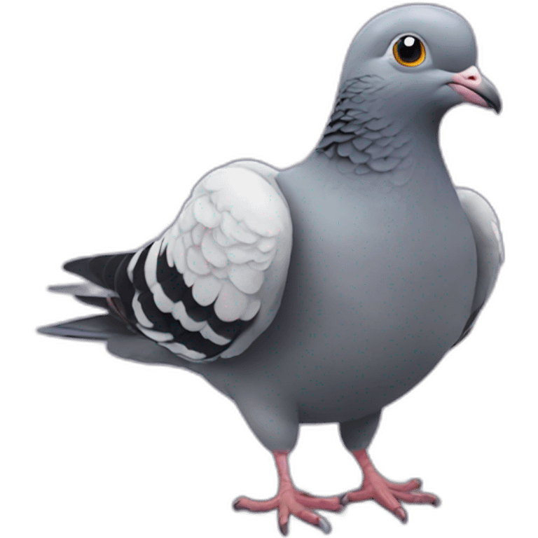 Pigeon love emoji