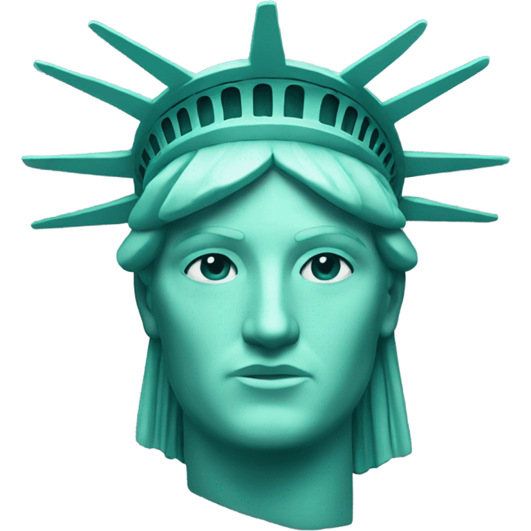 statue of liberty head emoji