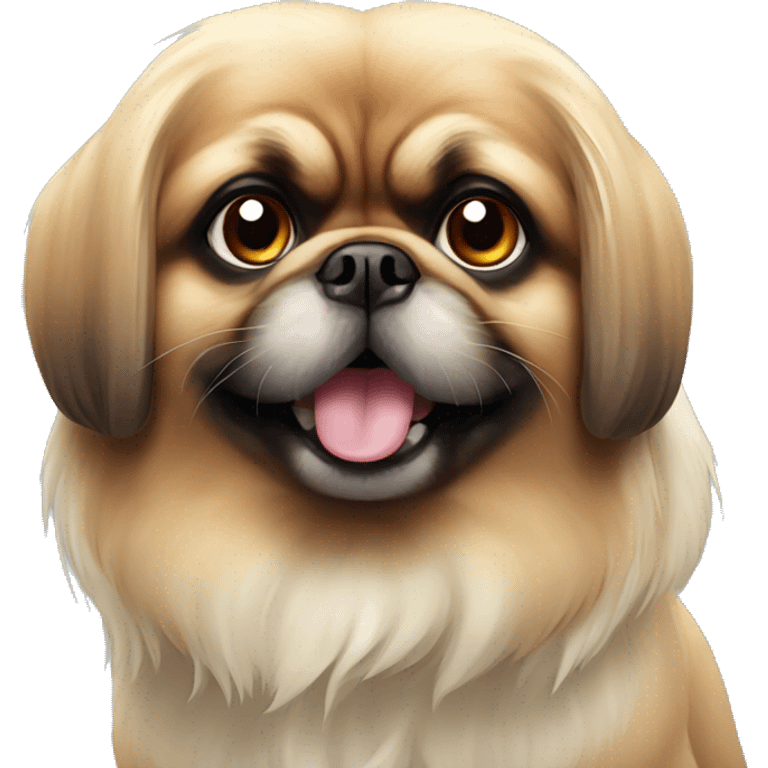 pekingese dog  emoji