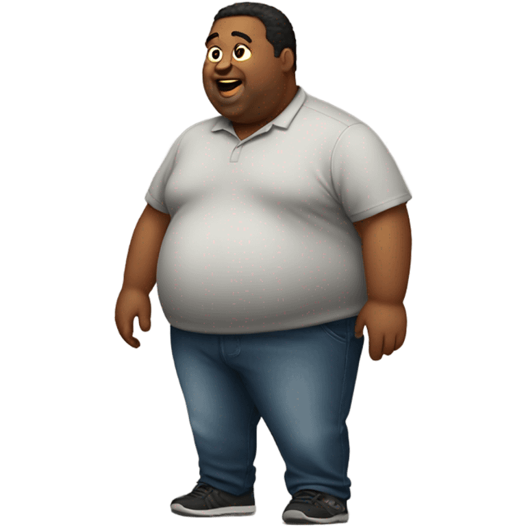 Overweight American emoji