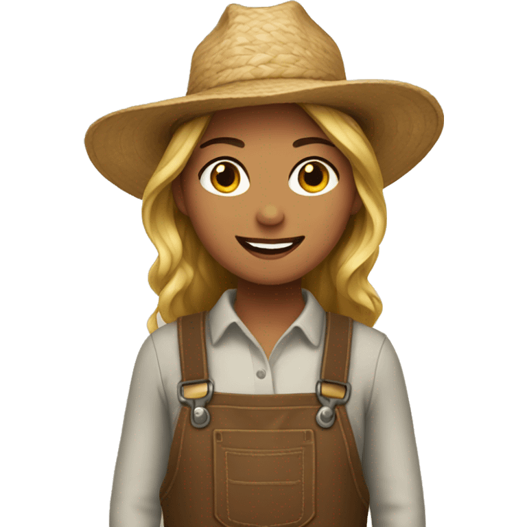 farmer girl emoji