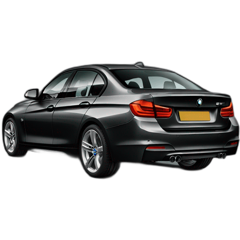 Bmw 3 series g black emoji