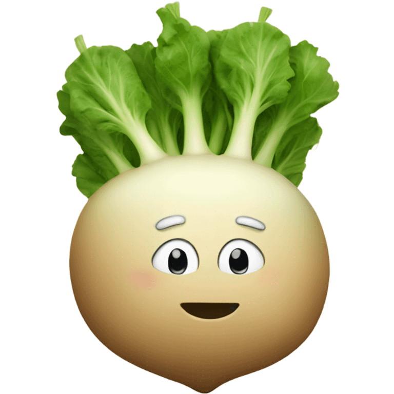 Turnip in bed  emoji