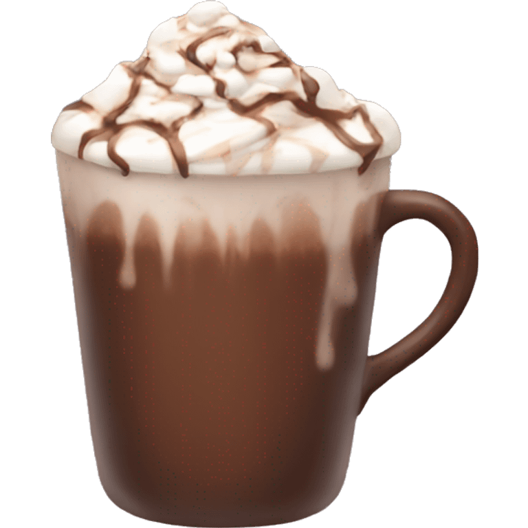 Aesthetic hot chocolate emoji