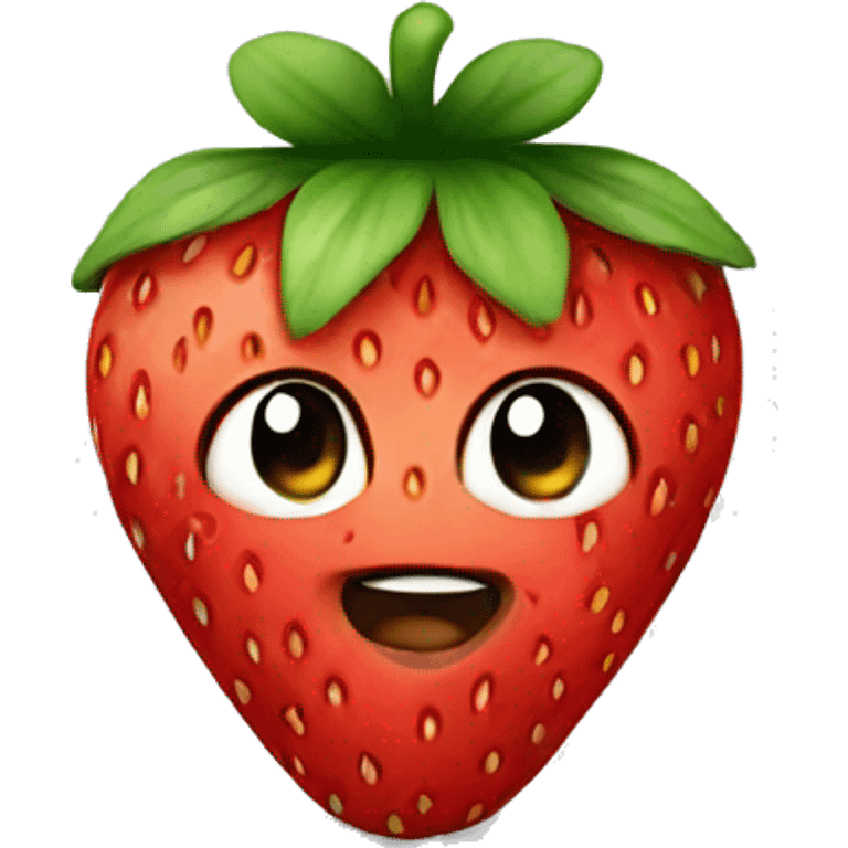 strawberry  emoji