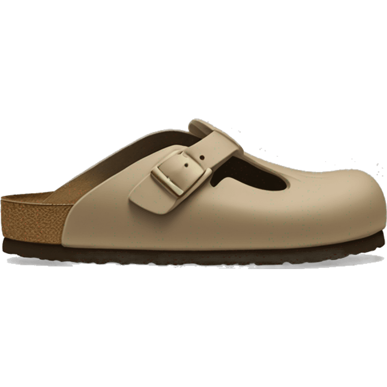 Birkenstock boston clog emoji