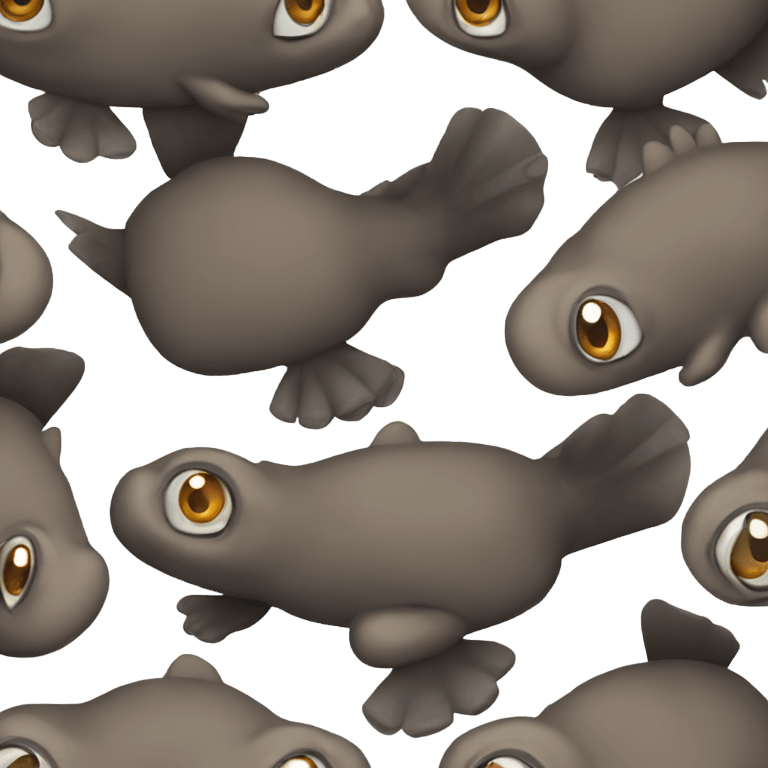 Evil platypus emoji