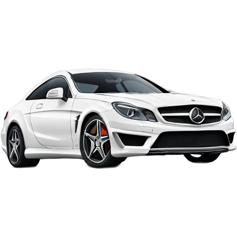 Mercedes Benz sports white emoji